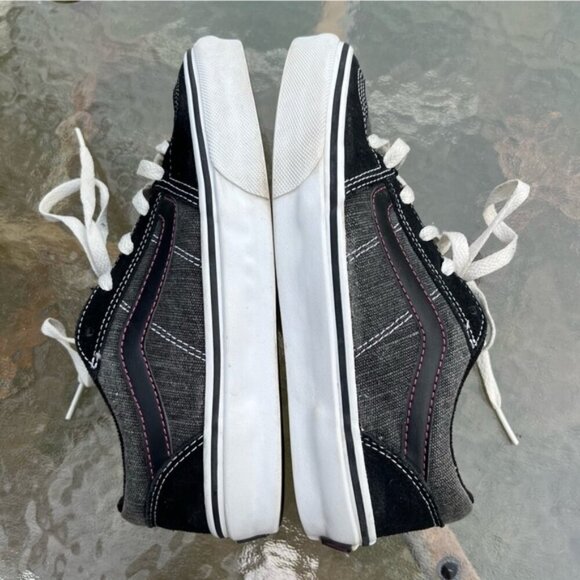 Vintage Vans Old Skool Blonde Skateboard Sneaker Shoe Pink/Charcoal/ Black - Picture 6 of 9